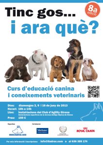 Curs educació canina i coneixements veterinaris