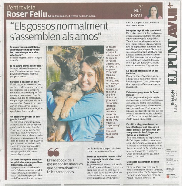 Contraportada Lladruc El Punt