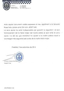 Felicitació Palafolls