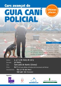 Curs avançat de guia caní policial