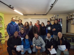 Els alumnes del seminari de gossos detectors a Madrid