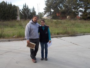 Stefan Juntke amb una servidora, Roser Feliu