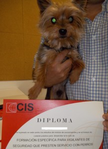 En Jacko, el relacions públiques del curs, va ajudar al seu propietari a obtenir el títol! :)