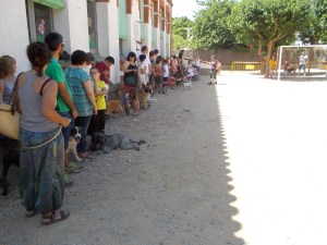 Tot i la calor tots els alumnes s'ho van passar bé! 