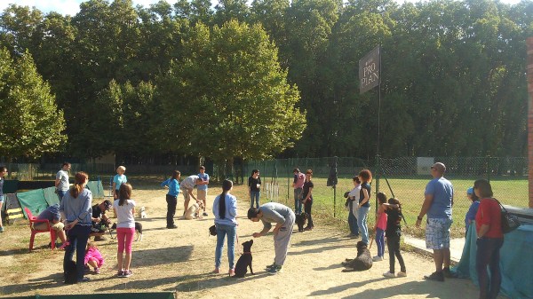 Alguns alumnes durant la classe pràctica!